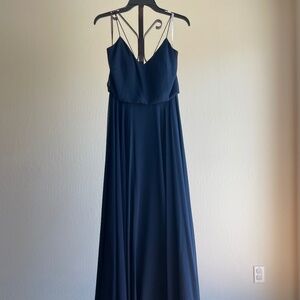 Women's Jenny Yoo Bridesmaid Dress, Navy Blue, Size 4